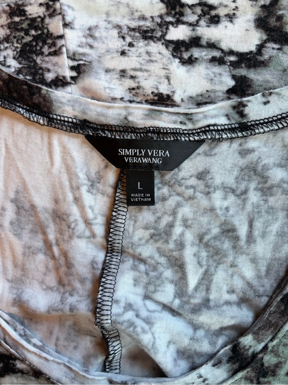 Simply Vera Vera Wang Tie Dye Maxi Sleeveless Dress - Picture 10 of 11